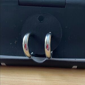 CC Boutique Silver Hoop Earrings